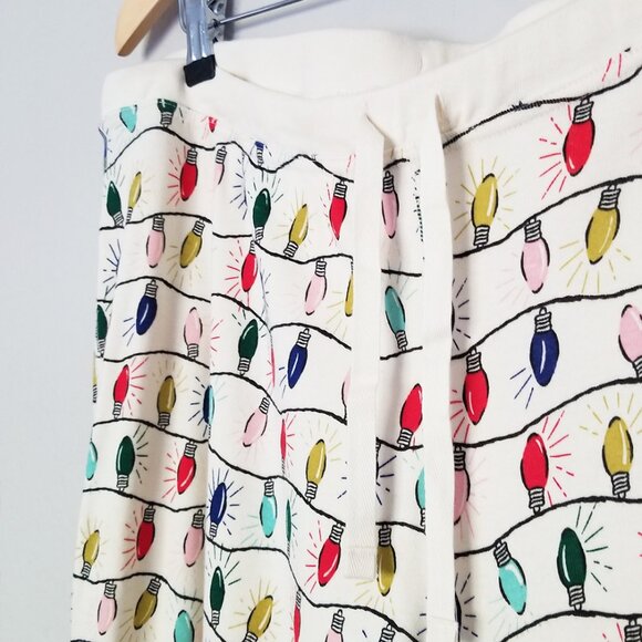 Hanna Andersson Holiday Christmas Long John Pajama Pants Bottoms XXL Bright Bulb - Picture 7 of 16
